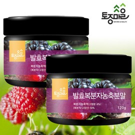 토종마을발효복분자농축분말 120g X 2통_고창복분자_복분자가루_복분자분말 Native Village Fermented Bokbunja Concentrate Powder 120g X 2 Bottles_Gochang Bokbunja_Bokbunja Powder_Bokbunja Flour
