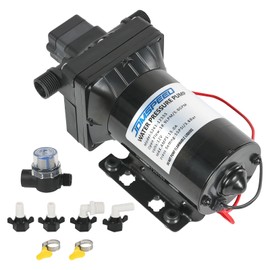 DICMIC 5.0 GPM 12V DC 55 PSI Revolution Water Pump with Pressure Switch Compatible with Camper, RV, Shower, Sprayer