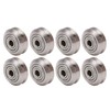 13PCS V Pulley Wheel Stainless Steel Printer Round Wheel Roller