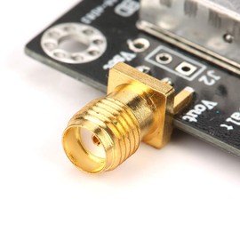 Logarithmic Power Detector Meter AD8317 1M-10GHz 60dB RF Power Meter Logarithmic Detector Controller for Amplifier 50 Ohms