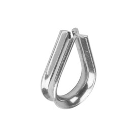 cyclingcolors 5 x Thimbles Rope Thimbles Galvanised Steel Wire Rope Thimbles for Wire Rope Clips Wire Rope Steel Cable Winch Rope 10 mm