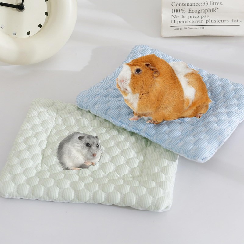 FOSDICK 2PCS Rabbit Cooling Pad, 32x21cm Hamster Cooling Pad Summer