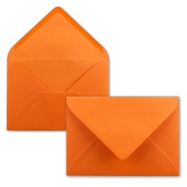 Neuser FarbenFroh C5 envelopes, 229 x 162 mm, wet adhesive., 11-orange