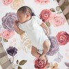 Lambs & Ivy Secret Garden Floral Cotton Baby Fitted Crib