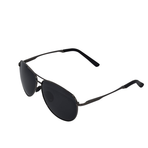 Gafas de sol de aviador clásicas polarizadas ultra livianas, marco