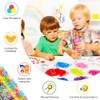 Inscraft 17500+ Rubber Loom Bands with 3 Layer Pink Container,