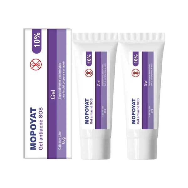 Mopoyat Gel Gel Aplicable A A 10% Elimina Acné Puntos