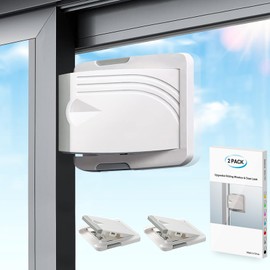 Seguro Para Puerta,Cerradura Para Puerta Corrediza,Seguros Para Ventana Corrediza,2 Paquetes De Seguridad Seguro Puerta Para Puerta Corrediza,Adecuado Para Seguro Para Ventanas Corredizas(Gris).