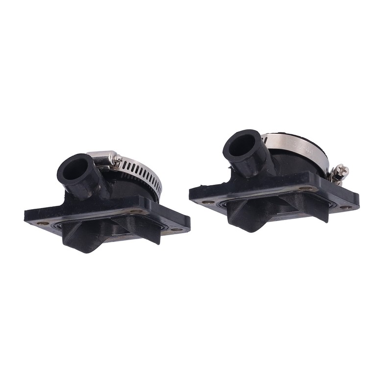 Pair of Carburetor Intake Manifold Boots Rubber Holder Replacement for