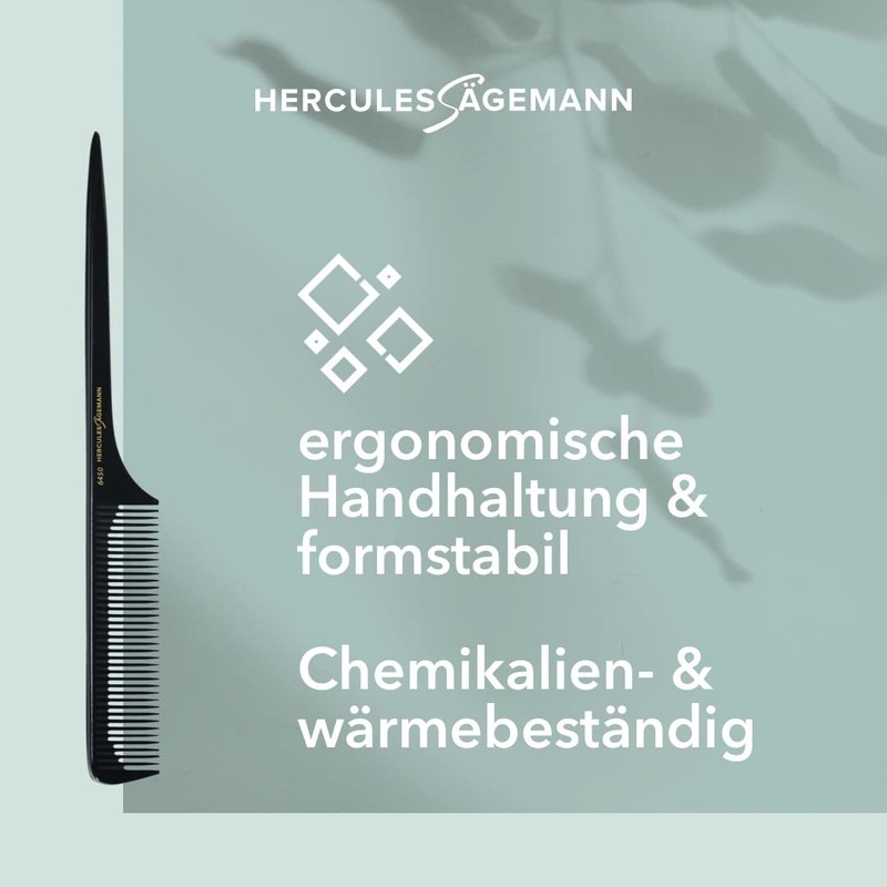 Hercules Sägemann 6450/9.25 NYH Steel Comb, Pack of 1