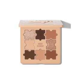 SHEGLAM 8-Color Shimmer Matte Eyeshadow Palette Smooth Blendable Jazy Jigsaw Eyeshadow Palette-Hued in Nude