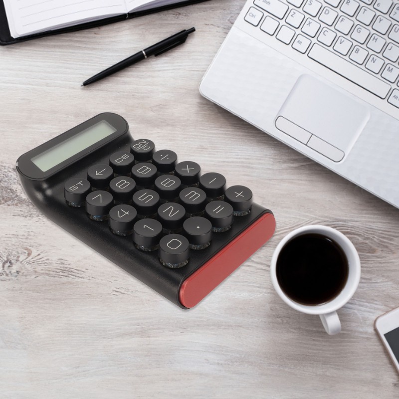 Blue Switch Calculator 20 Keys Intelligent Shutdown Detachable Slip Resistant