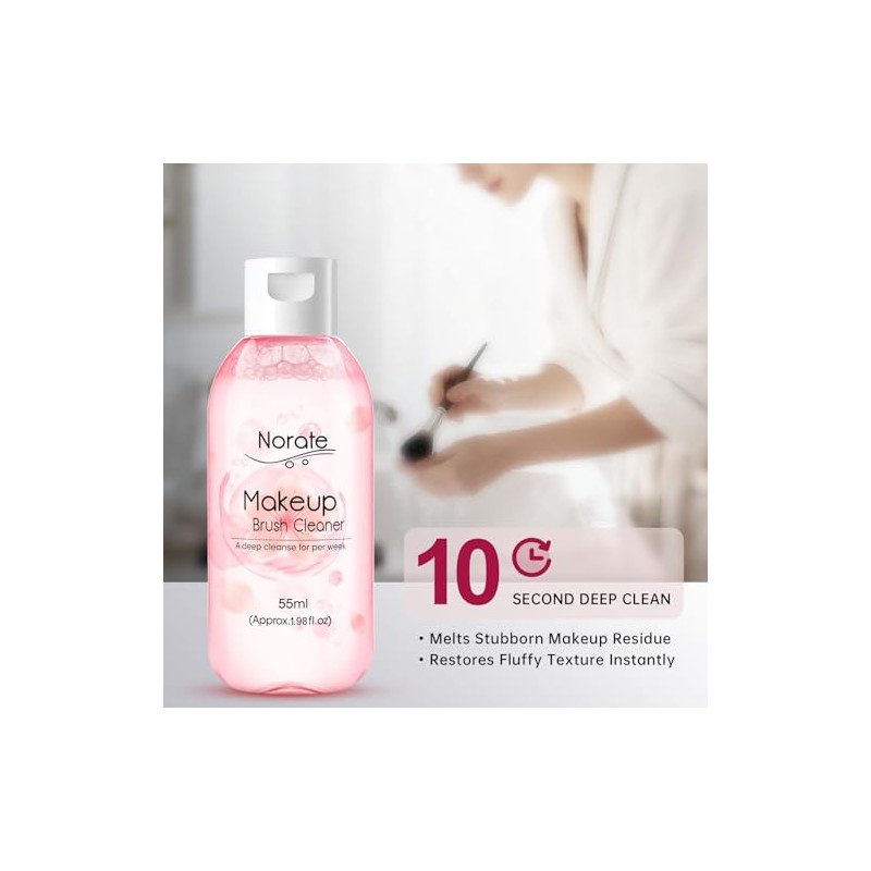 Norate Limpiador de brochas de maquillaje