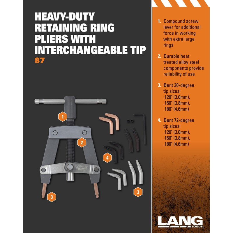 A & E Hand Tools Lang Tools 87 Heavy Duty
