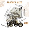 Universal Rain Cover for Pushchairs - Transparent Rain Cover Buggy
