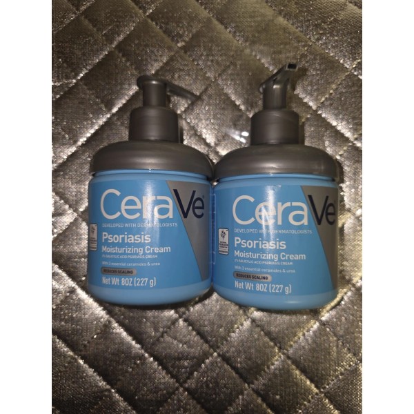 CeraVe Psoriasis Moisturizing Cream Salicylic Acid - 8oz Lot Of