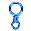Descender Figure 8 Shape Aluminium Alloy 45KN Descent Abseiling Device