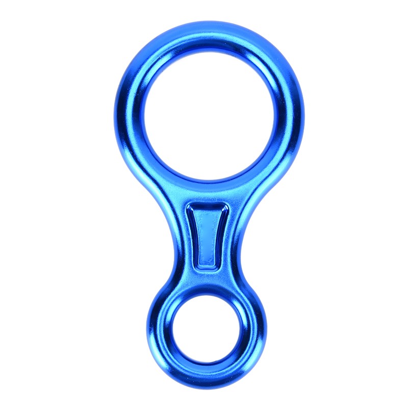 Descender Figure 8 Shape Aluminium Alloy 45KN Descent Abseiling Device