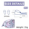 SCJJZ Headgear for Nurses, Nurse Cap, Printed, Elastic, Adjustable, Surgical