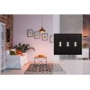 Modern Edge Decorative Wall Plate Switch Plate Outlet Cover, Durable