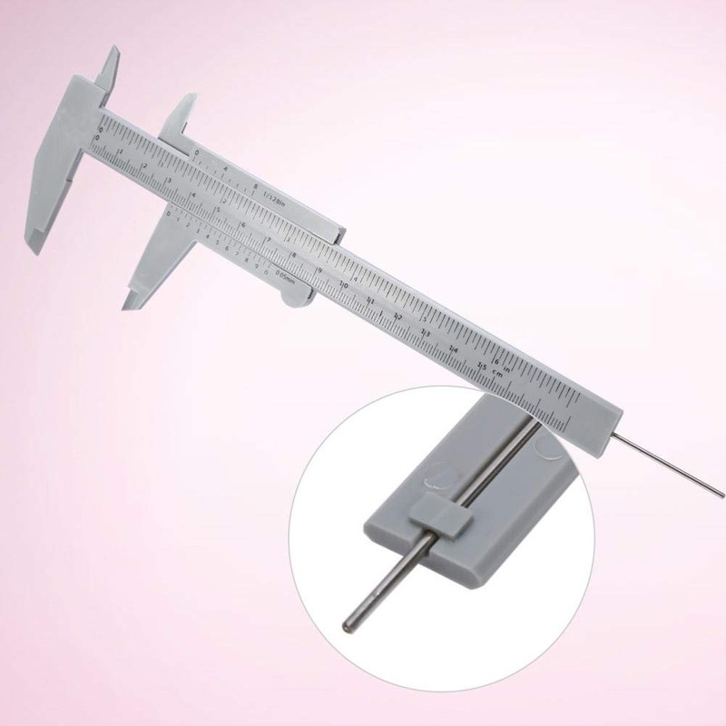 150mm Calibrador Vernier, Calibradores Vernier de Plástico con Conversión de