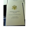 President Trump/Vance Presidential Inauguration Program 2025 GENUINE -Free Ship