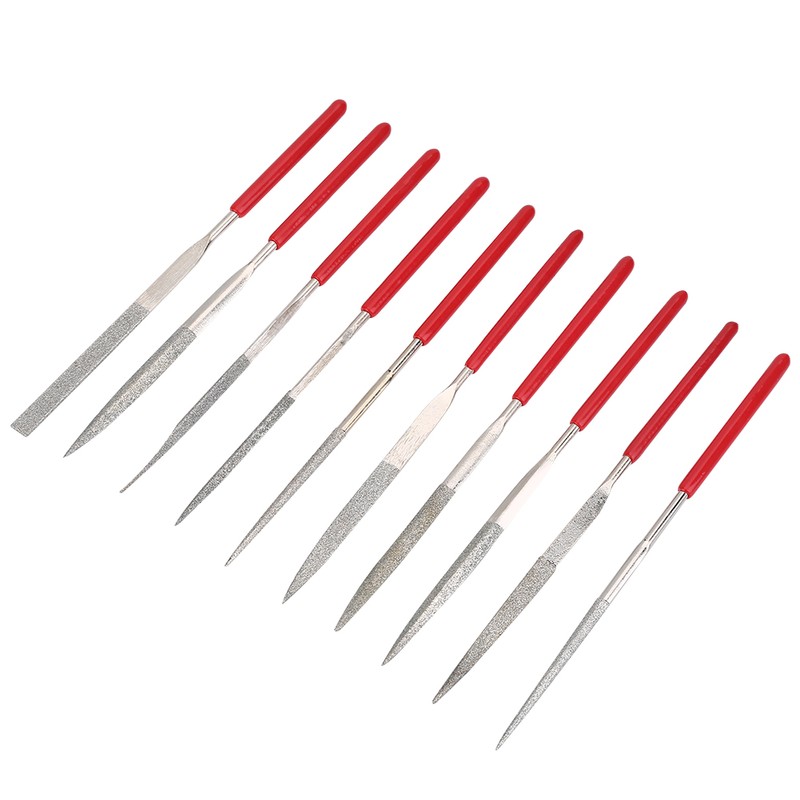 Guitar Bridge Saddle Nut Files Set with Grinding Stone Screw