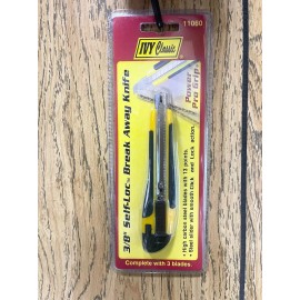 Ivy Classic 3/8" Self Loc Break Away Knife Ivy Classic #11060 - PACK OF 10