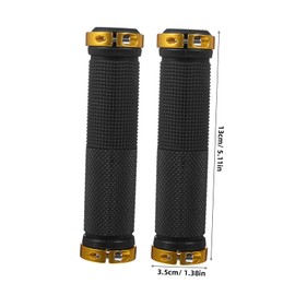 SUPVOX 1pair Ergonomic Handlebar Grips for Mountain and Road Non- Soft Rubber and Robust Design Boost Cycling Performance Compatible Electric Scooters
