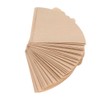 100 Pcs Coffee Filter Papers, Disposable Unbleached Cone Filter Papers