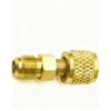 R32 R454B Brass Adapter,1/4"Female X 1/4" Male Reverse Thread Refrigerant