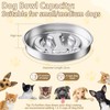 Slow Feeder Dog Bowl, Stainless Steel Dog Slow Feeder Bowl