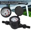 MUNEFE DN15 Water Meter, Water Meter Dry Flow, Cubic Water