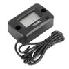Engine Hour Meter Digital LCD Display Gauge Vibration Activated Waterproof