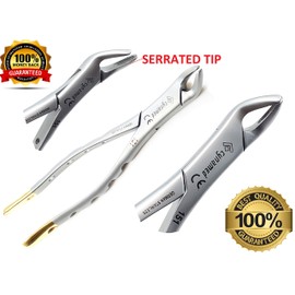 Premium German Gold Dental Extracting Extraction Forceps #151-Lower Bicuspid, Lower Incisor, Lower Root, Universal Dental Instruments-Cynmed
