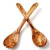 das Olivenholzbrett® Olive Wood Salad Servers / Wooden Salad Servers