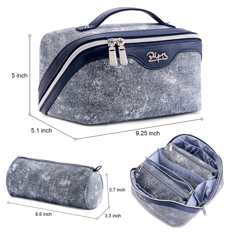 BOYATU Travel Makeup Bag Cosmetic Bags for Women: 3 Sets