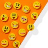 THE TWIDDLERS - 100 Novelty Funny Face Rubber Erasers for