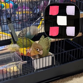 Beavorty Parrot Mesh Bag Bird Carriers Bird Travel Carrier Bag Cage Accessories Package Cloth Random Color