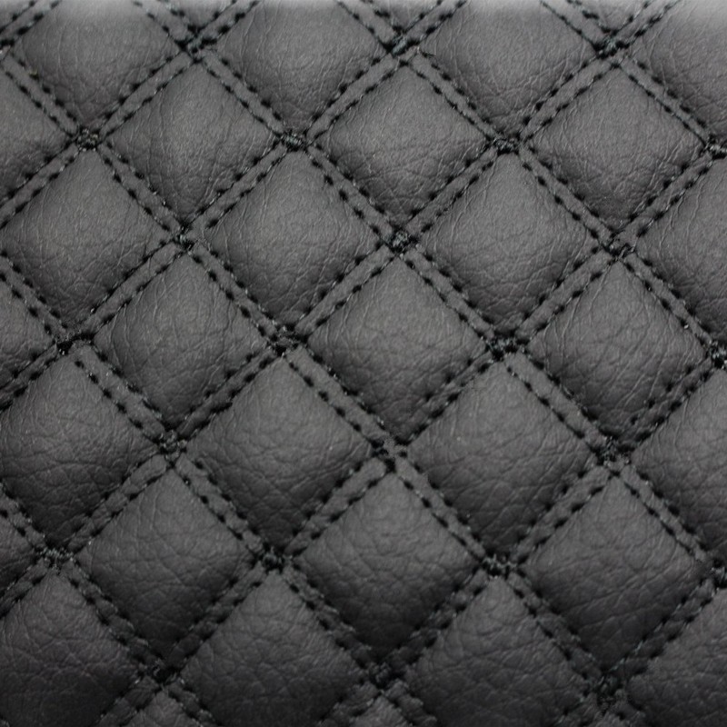 Ezzy Auto Black Leather Console Center Armrest Lid Cover Skin