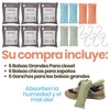Kit bolsas Purificadoras Carbón Activado 100% Natural Biodegradable Bambú Remueve