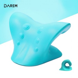 Dareum C-Curve Soft Cervical Neck Pillow for Straight Neck Forward Head Posture 2ea