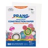 Prang (Formerly SunWorks) Construction Paper, White, 9" x 12", 50