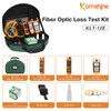 Optical Fiber FTTH Loss Tester Kit Komshine KLT-12E Fiber Toolkit