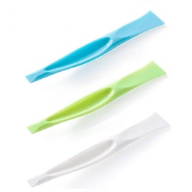 Kitchen Cleaning Scraper - Multi-Purpose No Scratches Plastic Scraper Tool for Grill, Can Opener, Sticker, Label, Rubber, Bottle Opener - Pack of 3