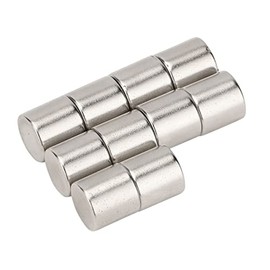 Imanes pequeños, paquete de 290 imanes para refrigerador de 7 tamaños diferentes, imanes mini, imanes de disco, imanes pequeños para nevera, para bric