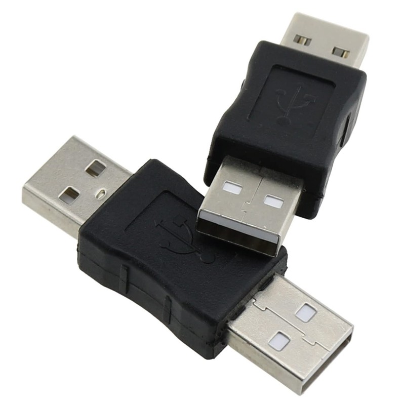 ZZHXSM 2PCS USB Adapter USB Male to USB Male Gender