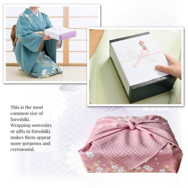 Furoshiki Japanese Wrapping Cloth Fabric 27.6"(70cm) Large Size Reusable Eco