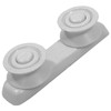 SPARES2GO Basket Drawer Runner Rail Support Wheels & Bracket for