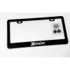 Gearhead Frames Hoosier Racing Black Metal License Plate Frame with